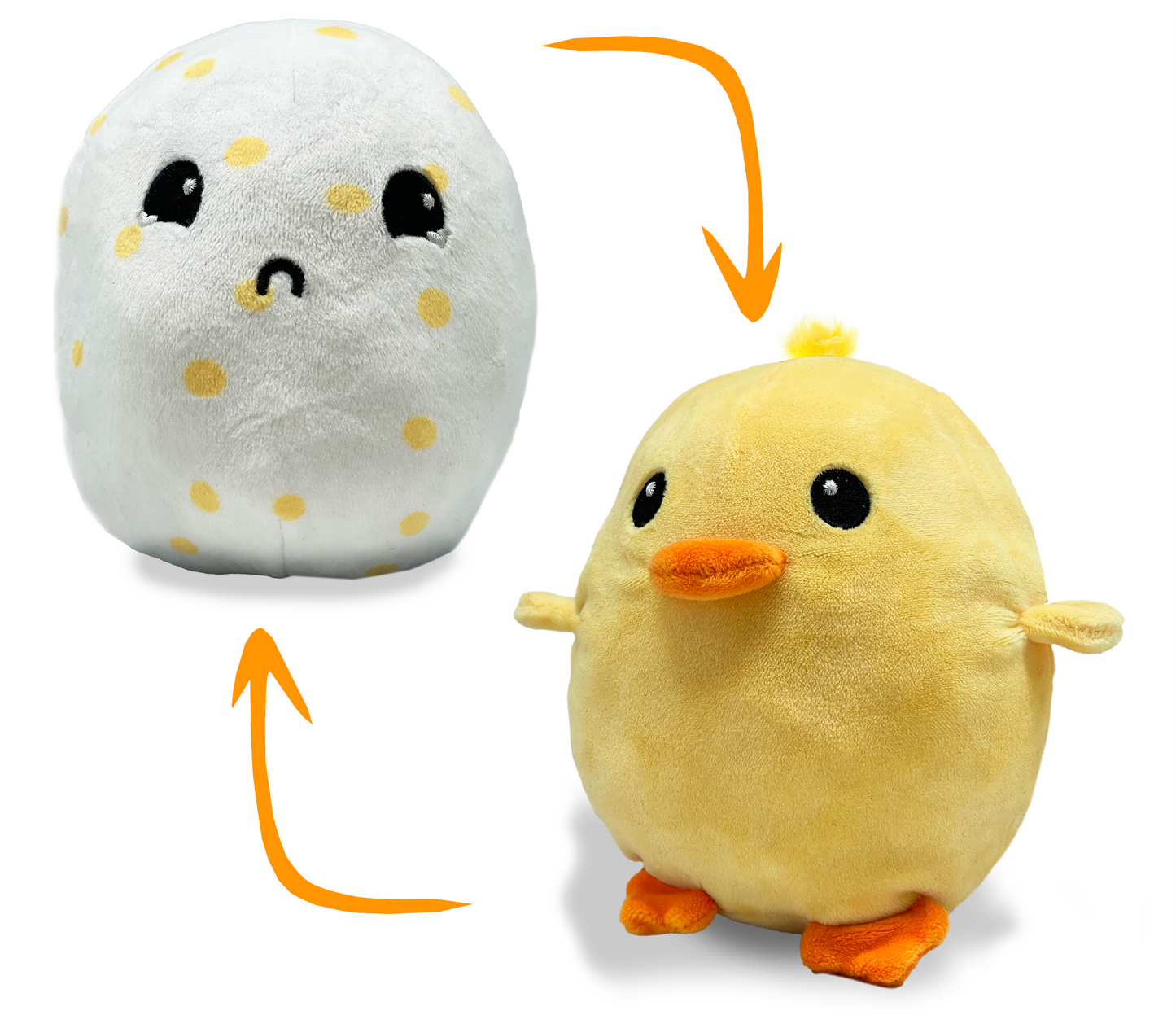 Hatchkinz | Reversible Chick Plush 7"