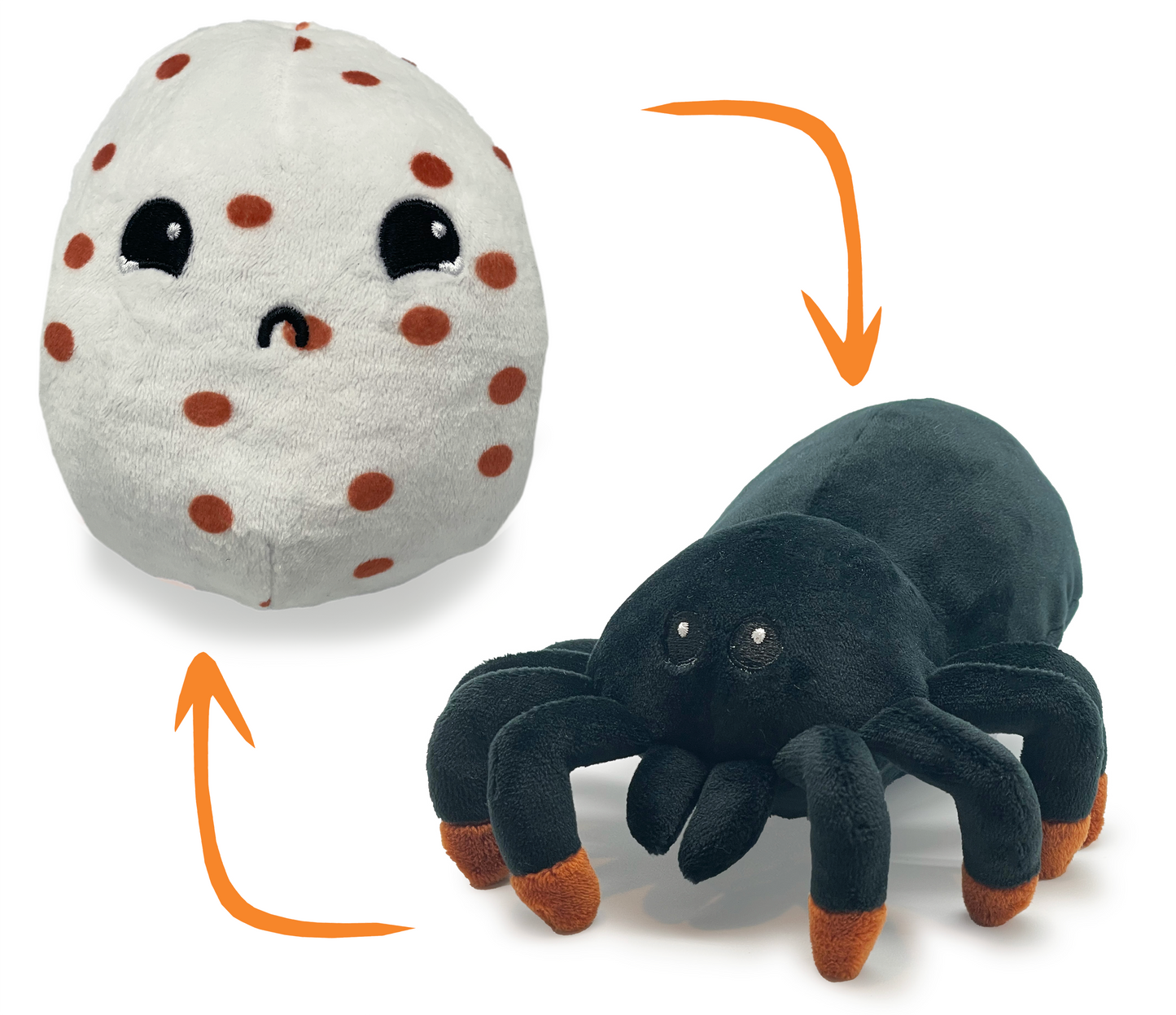 Hatchkinz | Reversible Tarantula Plush 7"